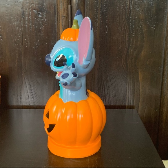 Stitch in Jack O’Lantern Pumpkin Halloween Figurine - Picture 10 of 11
